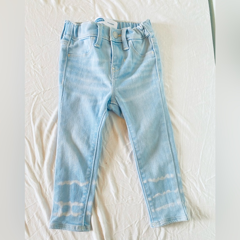 Light Blue Kids Denim Jeans: Old Navy Ballerina Size 2T. - Picture 1 of 6